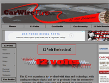 Tablet Screenshot of carwirefire.com